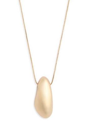 Nordstrom Rack Teardrop Pendant Necklace in Gold at Nordstrom Rack