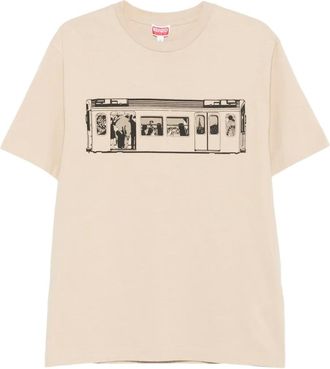 Kenzo T-shirt con stampa - Toni neutri