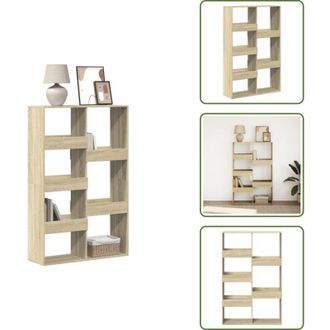vidaXL The Living Store Libreria Rovere Sonoma 100x33x155,5 cm in Legno Multistrato - Libreria multistrato
