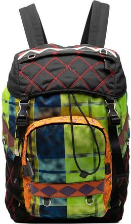 Prada Pre-owned Prada Tessuto Patch Backpack Unisex 1U7YC733TE1YPTDW