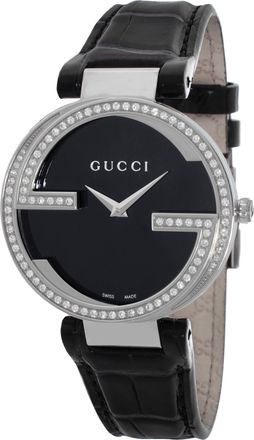 Gucci Constance Large Black Dial Ladies Watch YA133306