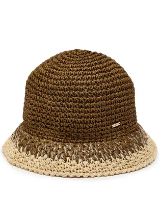 Eugenia Kim Eugenia Kim Bailey Straw Bucket hat - Olive - One Size