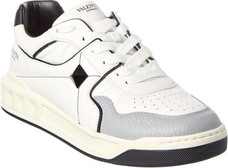 Valentino Roman Stud Leather Sneaker