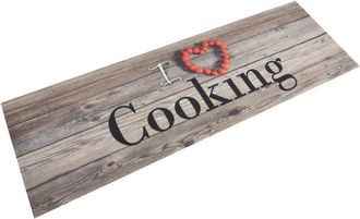 vidaXL Furniture Limited - Tappeto da Cucina Lavabile Grigio Cucinare