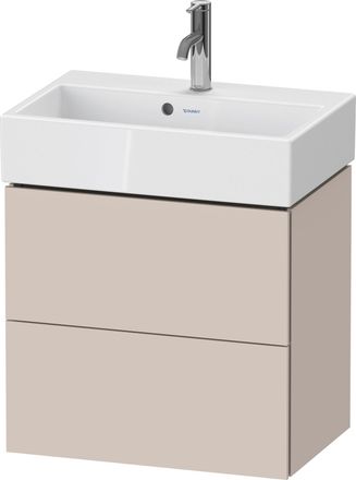 Duravit L-cube Mueble De Ba&ntilde;o De Pared Compact, 2 Cajones, Ancho: - Duravit
