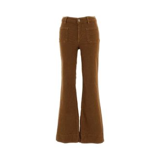 AG - Adriano Goldschmied Jeans a zampa - - Jeans - Donna - Beige - W28