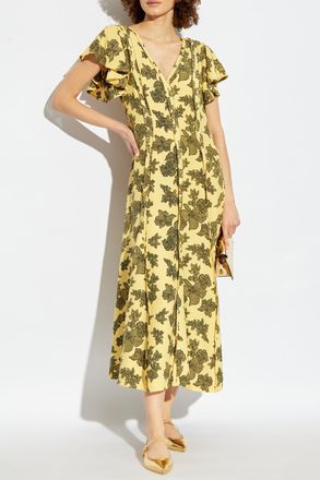 Ulla Johnson Dress Evette, Womens, Yellow