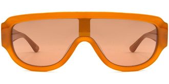 SmartBuy Collection Single Lens Full Rim Plastic Mens Prescription Sunglasses Brown Size Standard - SmartBuy Collection