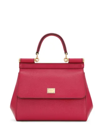 Dolce & Gabbana medium Sicily tote bag - women - Calf Leather - One Size - Red
