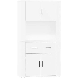 vidaXL Highboard White Engineered Wood Vidaxl