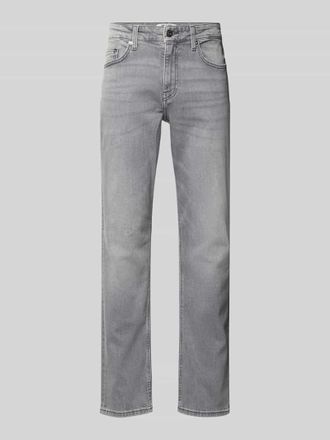 Only & Sons Regular Fit Straight Leg Jeans aus Baumwoll-Mix Modell WEFT in Hellgrau, Gr&ouml;&szlig;e 28/32