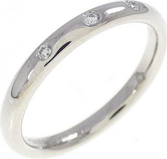 Chanel Platinum 950 Band Ring (Pre-Owned)