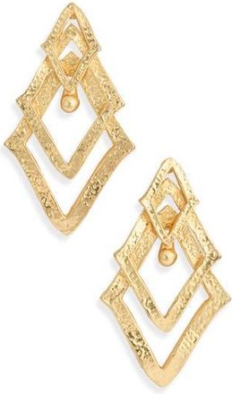 Karine Sultan Triangle Drop Earrings in Gold at Nordstrom Rack