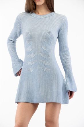 Moschino Womens Multicolor Wool Casual Dress