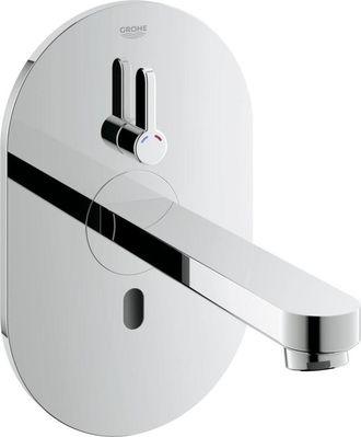 GROHE Eurosmart Cosmopolitan E Rubinetto Per Lavabo Con Comando Ad Infrarossi Con Miscelatore E Limitatore Di Temperatura Regolabile (