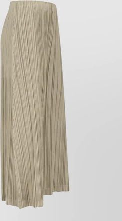 Pleats Please Issey Miyake straight pleated skirt