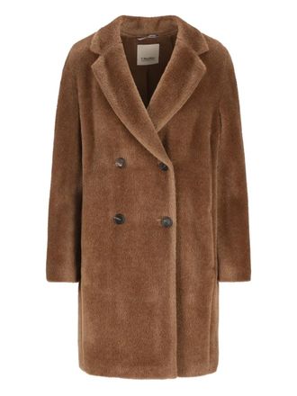 Max Mara Cappotto doppiopetto in lana - Marrone