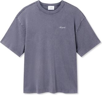 Axel Arigato Honor Washed T-Shirt - Heren - T-shirts - Grijs - S - Katoen - Tops
