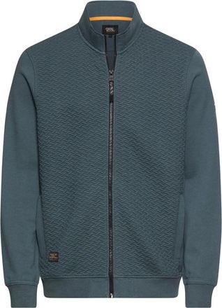 Camel Active Zip-through Sweatshirt - Heren - Sweatshirts & Hoodies - Blauw - Maat: XL
