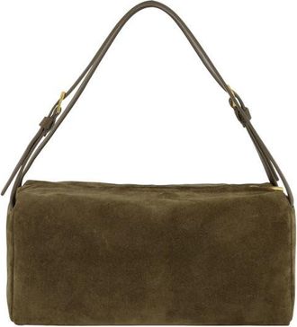 Vince Josie Suede Top Handle Bag in Oliva at Nordstrom
