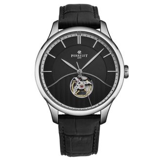Perrelet First Class Automatic Black Dial Mens Watch A1087/A