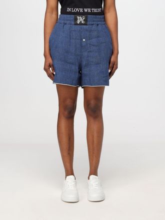 Palm Angels Shorts PALM ANGELS Woman color Denim