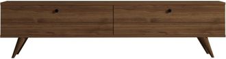 Concept Usine Mueble para TV de 160 cm con dos armarios de nogal