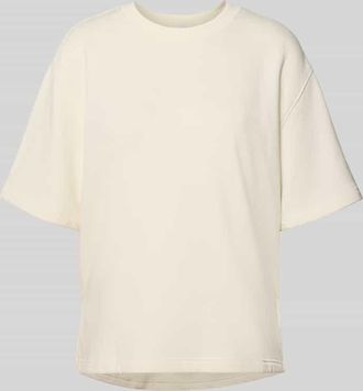 Rich & Royal Sweatshirt mit Rundhalsausschnitt und 1/2-Arm in Ecru, Gr&ouml;&szlig;e XL