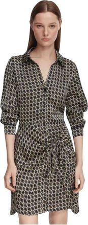 Guess Kleedjes, Dames, Blauw, S, Polyester, Alya Printed Dress