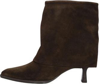 Unisa Lario Enkellaarzen - Dames - Laarzen met Hak - Grijs - 38 EU - Schoenen