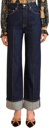 Ulla Johnson Genevieve Wide Leg Jean In Tigris