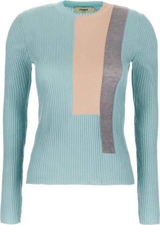 Fendi Mujer, Jerseys, Azul, Talla: S