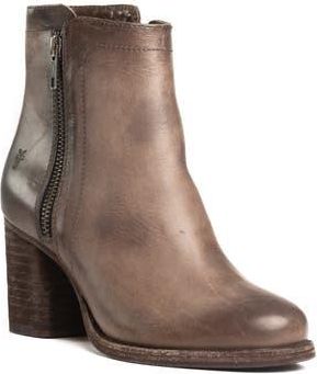Frye Addie Double Zip Bootie in Stone at Nordstrom Rack, Size 6.5