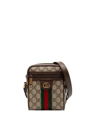 Gucci 2000-2015 Mini GG Supreme Ophidia crossbody bag - Brown