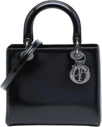 Dior Pre-owned Lady Dior - Dames - Vintage Handtas - Zwart - ONE Size - Vintage