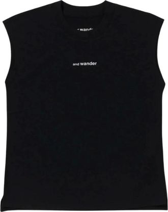 And Wander Uomo, Top, Nero, M, new