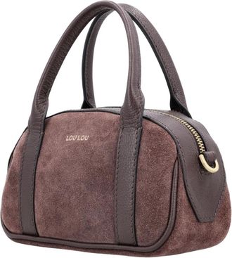 LouLou Essentiels Mila Bowling Bag - Dames - Mini tas - Bruin - ONE Size - Leer - Tassen