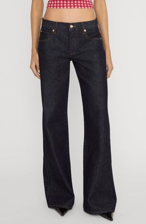 Frame Denim x Alexandra Leclerc The Leo Wide Leg Jeans in Casino at Nordstrom, Size 26