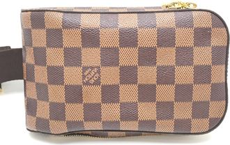 Louis Vuitton Brown Damier Canvas Sling Bag (Pre-Owned)