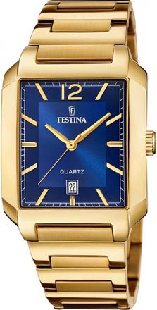 Festina F20678-3 Mens On The Square Watch - Gold - One Size