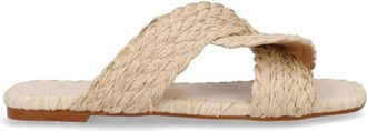 Castaner Neutrals Padme Braided Straps Raffia Sandals