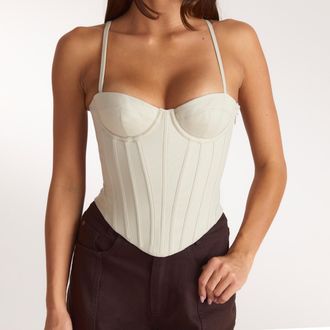 Lounge Corrigerende corsettop - Steen - 36+