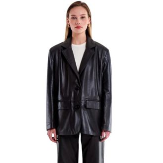 Vicolo Blazers, female, Black, XS, Black Jacket for Women