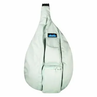 Kavu Unisex Mini Rope Sling Bag In Green Fig