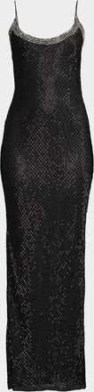 Mac Duggal Beaded Column Gown
