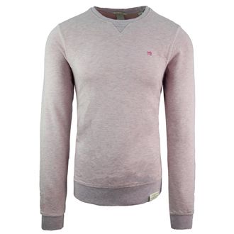 Scotch & Soda Garment-Dyed Logo Cotton Sweatshirt Pink Mens Pullover 142567 1282 - Size Medium