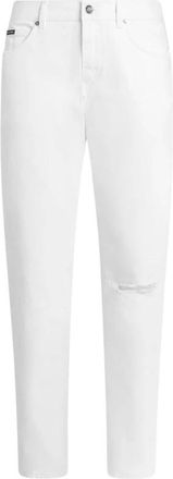 Dolce & Gabbana Heren, Jeans, Wit, Maat: M Denim