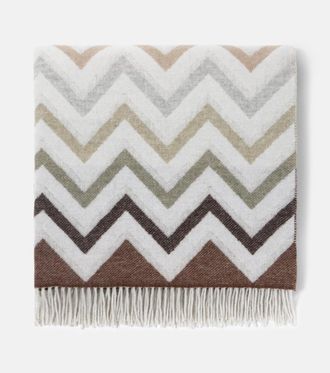 Missoni Watamu fringed wool-blend throw