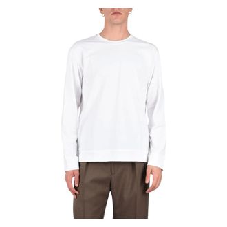 Paolo Pecora Jersey de algod&oacute;n con cuello redondo - Tops - Hombre - Blanco - 2XL