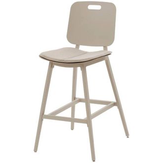 Hesperide Lote De 2 Sillas De Jard&iacute;n Terzano De Arcilla Y Aluminio Beige - Hesp&eacute;ride